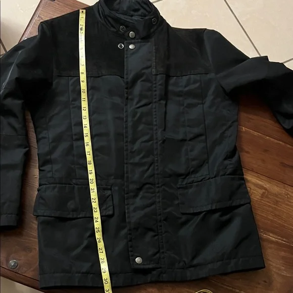 BOSS Men's Black and Dark Brown Military Jacket - Picture 4 of 10